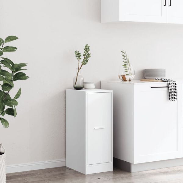 vidaXL Apothecary Cabinet White 30x41x77.5 cm Engineered Wood