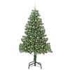 vidaXL Christmas Tree with 300 LEDs with Stand Green 210 cm PVC