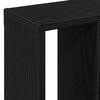 vidaXL Wall Shelf Black Oak 45x16x45 cm Engineered Wood