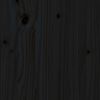 vidaXL Bed Headboard Black 80.5x4x100 cm Solid Pine Wood