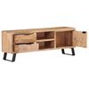 vidaXL TV Cabinet 120x30x42 cm Solid Acacia Wood with Live Edges