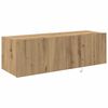 vidaXL TV Wall Cabinet Artisan Oak 100 x 35 x 31 cm Engineered Wood