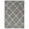 vidaXL Rug Trellis Grey 230 x 160 cm Polypropylene