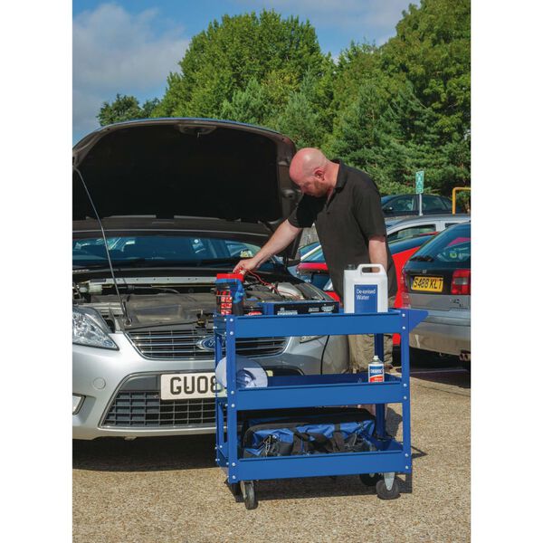 Draper Tools Tool Trolley 3 Tier Blue