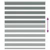 vidaXL Zebra Blind Dark Grey 120x150 cm Fabric Width 115.9 cm Polyester