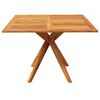 vidaXL Garden Table 110x110x75 cm Solid Wood Acacia