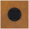 vidaXL Solar Led Pathway Light 2 pcs Corten Steel Corten Steel