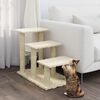 vidaXL Cat Tree with Sisal Scratching Posts Cream 50.5 cm