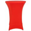 Perel Cocktail Table Cover Red