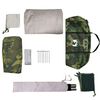 vidaXL Camping Tent Dome 4-Person Camouflage Waterproof