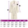 vidaXL Bathrobe KINN Cream XXXL Cotton