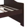 vidaXL 3-Seater Day Bed without Mattress Dark Brown 90x200cm