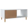 vidaXL Coffee Table White 89,5x50x40 cm Engineered Wood