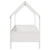 vidaXL Kids' House Bed Frame without Mattress White 80x200 cm Pine