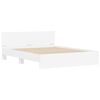 vidaXL Bed Frame without Mattress White 140x190 cm