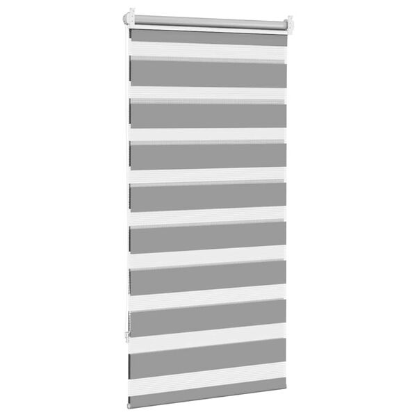 vidaXL Zebra Blind 80 x 150 cm Grey