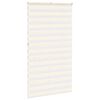vidaXL Zebra Blind Marble Beige 135x230 cm Fabric Width 130.9 cm Polyester