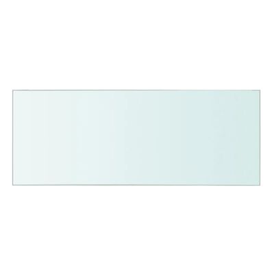 vidaXL Shelf Panel Glass Clear 40x15 cm