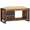 vidaXL Storage Bench Multicolour 80 x 35 x 40 cm Solid Reclaim wood
