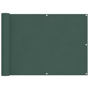 vidaXL Balcony Screen 75 x 200 cm PU coated oxford alu Rectangular