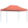 vidaXL Party Tent Folding Terracotta 292 x 440 x 315 cm Oxford Fabric