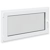 vidaXL Basement Window "RISOR" 110x60 cm Tilt&Turn DIN Left White