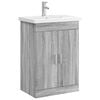 vidaXL Bathroom Furniture Set Grey Sonoma 61 x 40 x 84.5 cm