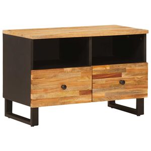 vidaXL TV Cabinet with Storage Brown 70 x 33 x 46 cm Solid Mango Wood