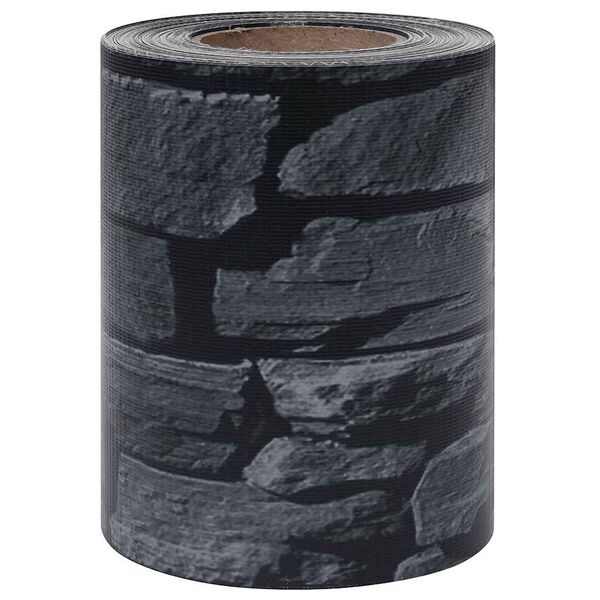 vidaXL Garden Privacy Screens 4 pcs PVC 35x0.19 m Grey