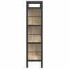 vidaXL Bookshelf Sonoma Oak 75 x 30 x 123.5 cm Engineered Wood