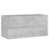 vidaXL Sink Cabinet Concrete Grey 90x38.5x45 cm Engineered Wood