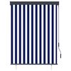 vidaXL Outdoor Roller Blind 120x250 cm Blue and White
