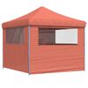 vidaXL Party Tent Folding Terracotta 292 x 292 x 315 cm Oxford Fabric