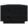 vidaXL Coffee Table Black 80x50x35.5 cm Solid Wood Pine
