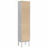 vidaXL Bathroom Tall Cabinet White 35 x 30 x 160 cm Solid Pine Wood