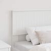 vidaXL Headboard with Headboard White 75 cm Engineered wood