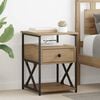 vidaXL Bedside Cabinet Artisan Oak 40 x 42 x 55 cm Engineered Wood
