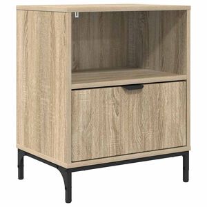 vidaXL Bedside Cabinet Sonoma oak 49 x 36 x 61 cm Engineered wood