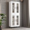 vidaXL Hanging Wall Cabinet White 69.5x34x90 cm