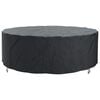 vidaXL Outdoor Furniture Cover Black 279 x 279 x 85 cm 600D fabric