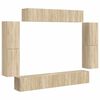 vidaXL TV Cabinet 8 pcs Sonoma Oak