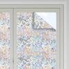 vidaXL Window Films 3 pcs Frosted 3D Rainbow Pattern PVC