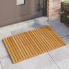 vidaXL Bath Mat Plain Brown 80 x 50 cm Wood