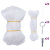 vidaXL Cat Net Transparent 3x2 m Nylon