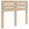 vidaXL Bed Frame with Headboard Sonoma 120 x 200 cm Solid Pine Wood