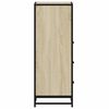 vidaXL Bathroom Cabinet Sonoma Oak 35x37.5x100 cm Engineered Wood
