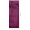 vidaXL Soft Pile Rug Anti-slip 67x180 cm Purple