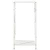 vidaXL Firewood Rack White 34x25x70 cm Cold-rolled steel