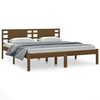 vidaXL Bed Frame without Mattress Honey Brown 200x200 cm Solid Wood Pine