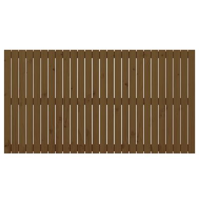 vidaXL Wall Headboard Honey Brown 166x3x90 cm Solid Wood Pine